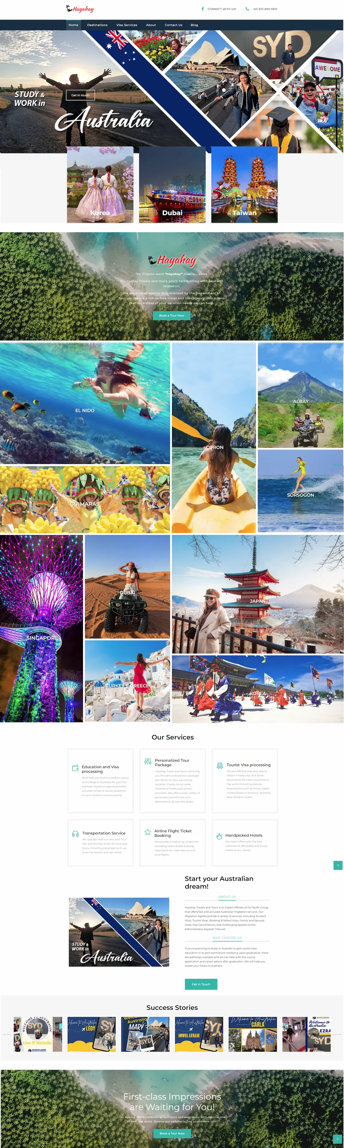 Travel and Tours Portfolio